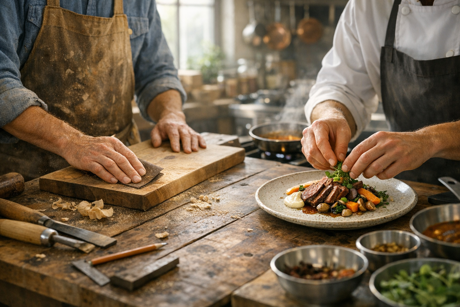 Artisans du goût : compagnonnage et cuisine de restaurant