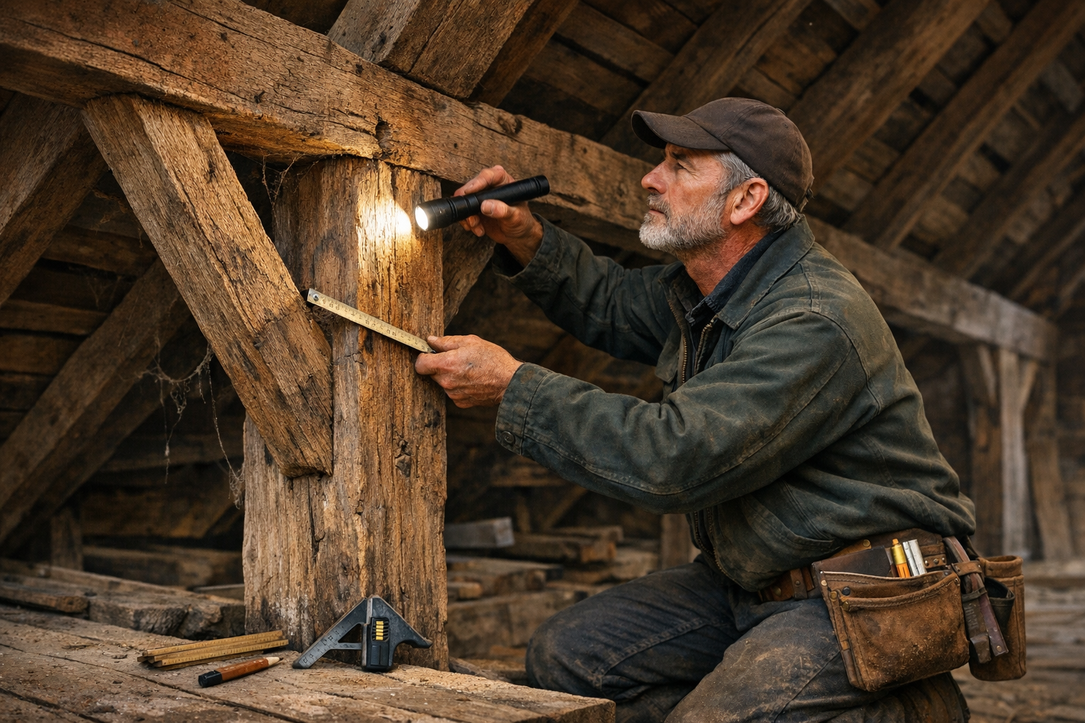 La rénovation d'une charpente en bois : diagnostic, intervention et coût des travaux