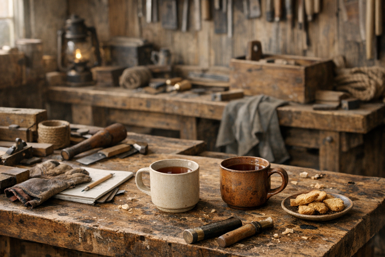 Le rituel de la pause dans les ateliers compagnons